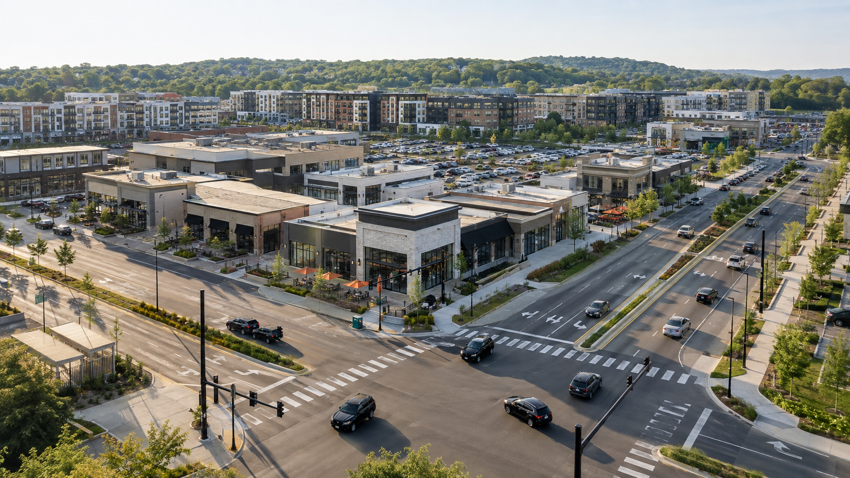Nashville Retail from above
